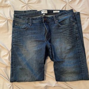 Men’s Slim Fit Dark Wash Jeans 36x30